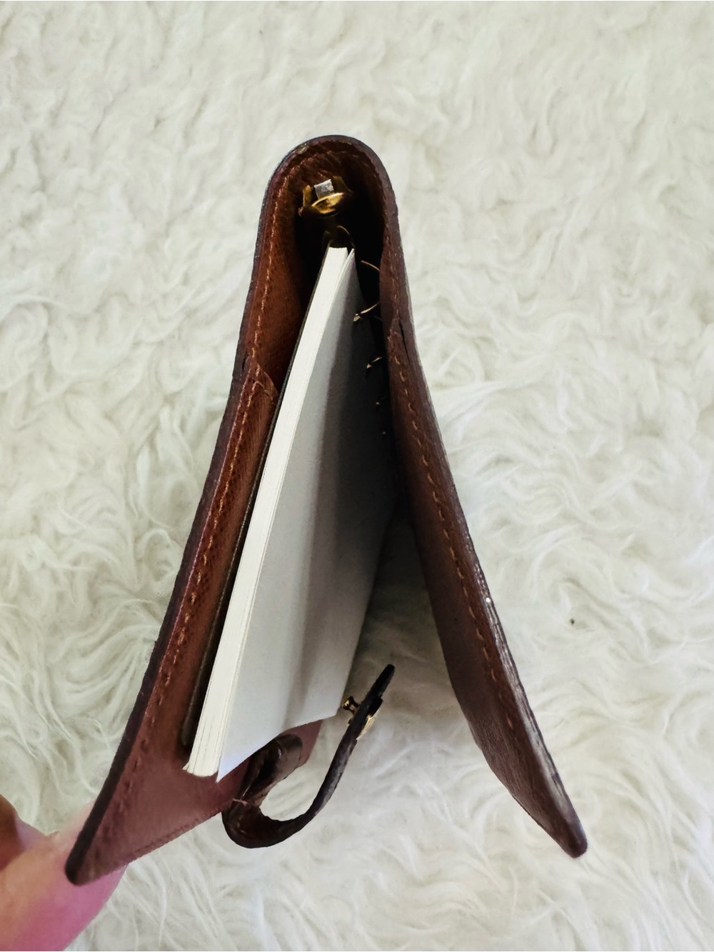 Louis Vuitton Brown Monogram Canvas Agenda Cover - Picture 7 of 12